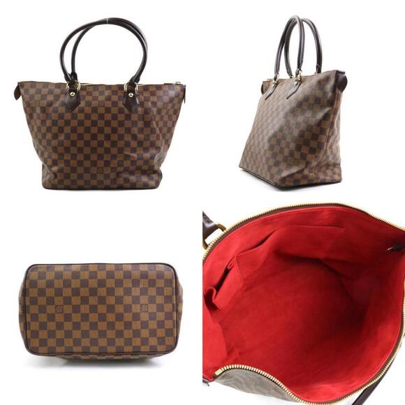 LOUIS VUITTON Authentic Brown Damier Canvas Bag - Picture 3 of 5
